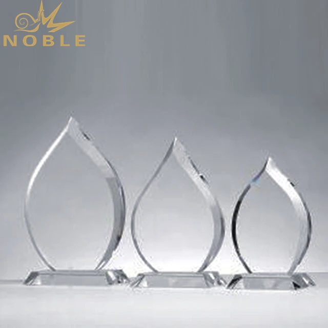 Customized Blank Crystal Trophy For Company Sales Awards 1