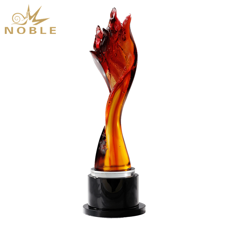 New Design Amber Color Torch Liu Li Award 1
