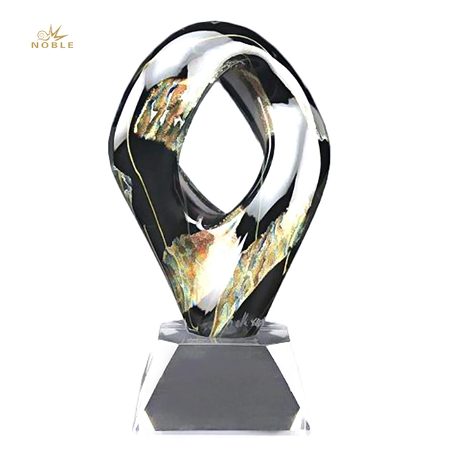 2019 Noble High-Grade Exquisite Art Glass Trophies and Awards 1
