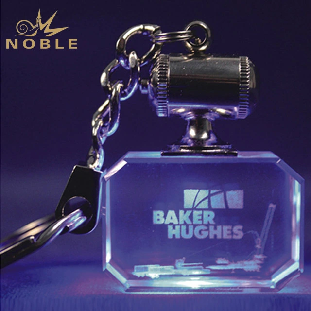 2019 Noble Crystal 3D Laser Engraved Key Chain For Navigation Souvenir 1
