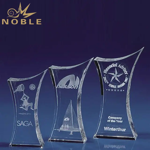 Noble Awards jade crystal Crystal Trophy Award ODM For Sport games3 1