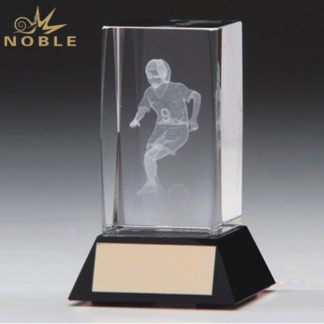 2019 Noble Classic 3D laser Crystal Glass Cube/Crystal Trophy/Crystal Blank Block Wedding Gifts 1