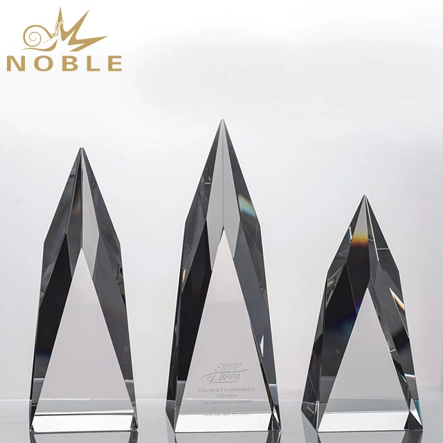 2019 Noble New Style Clear Trophy Crystal Shields Import of China 1