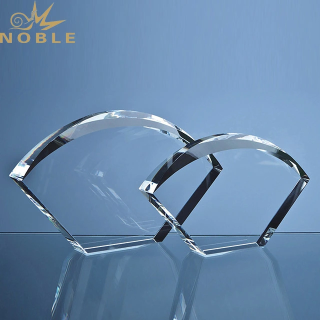 2019 Noble High Quality  Clear No.1 Crystal Awards With Gift Box 1