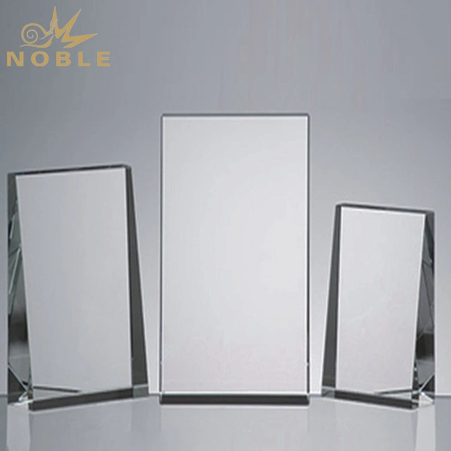 2019 Noble Best Price Custom Blank K9 Crystal Glass Trophy Award 1