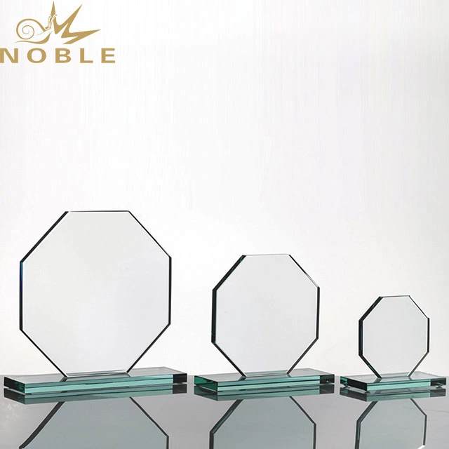 2019 Noble Wholesale Crystal Blank Shield Award Diamond Shape Crystal Awards 1