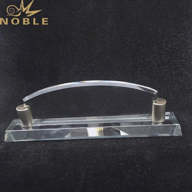 2019 Noble Customized Blank Crystal Trophy For Company Sales Awards 1
