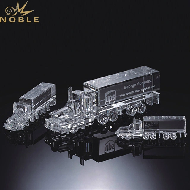 New Designed Crystal Award K9 Crystal Trophy Truck 1