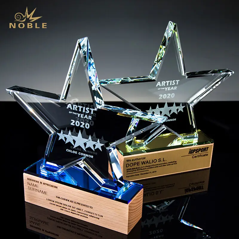 durable crystal plaque jade crystal free sample For Sport games 2