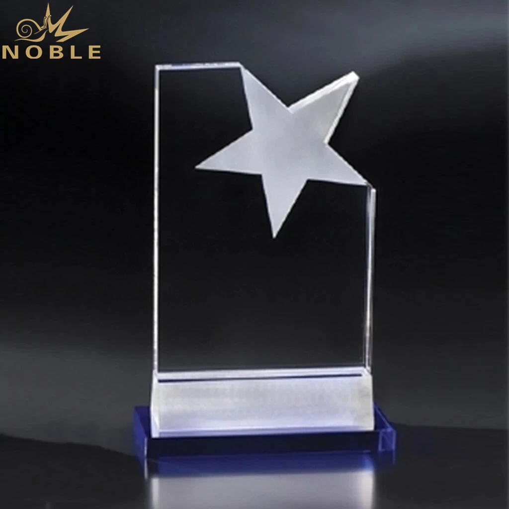 New Design Star Trophy Plaque K9 Crystal Trophy Award for Awards 1