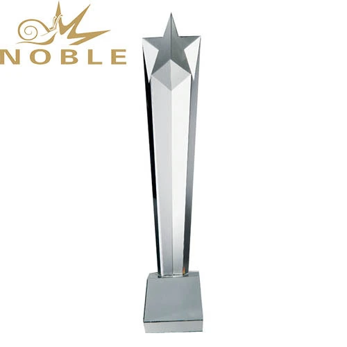 Wholesale Crystal Star Award Trophy Column For Souvenir 1