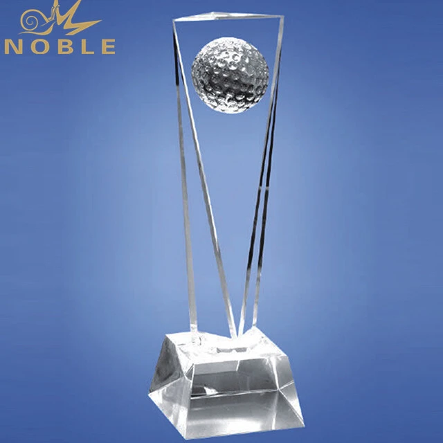 Custom High Quality New Type Product Golf Crystal Award For Sports Award 1