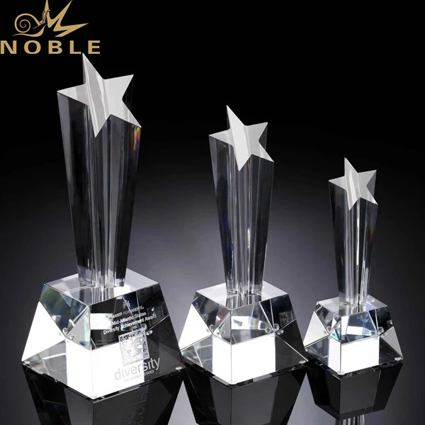 Best Seller Crystal Plaque Star Shape Trophy Award 1