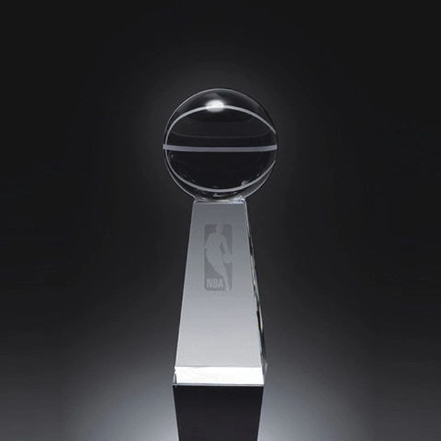 Customize New Style High Quality Crystal Awards Basketball Trophy 1
