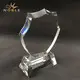 solid mesh glass basketball trophy premium glass free sample For Sport games 2