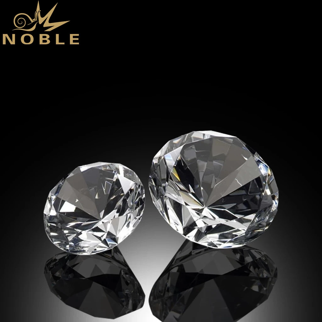 Factory Wholesale High Quality Blank Crystal Glass Diamond Paperweights for Engraving 1