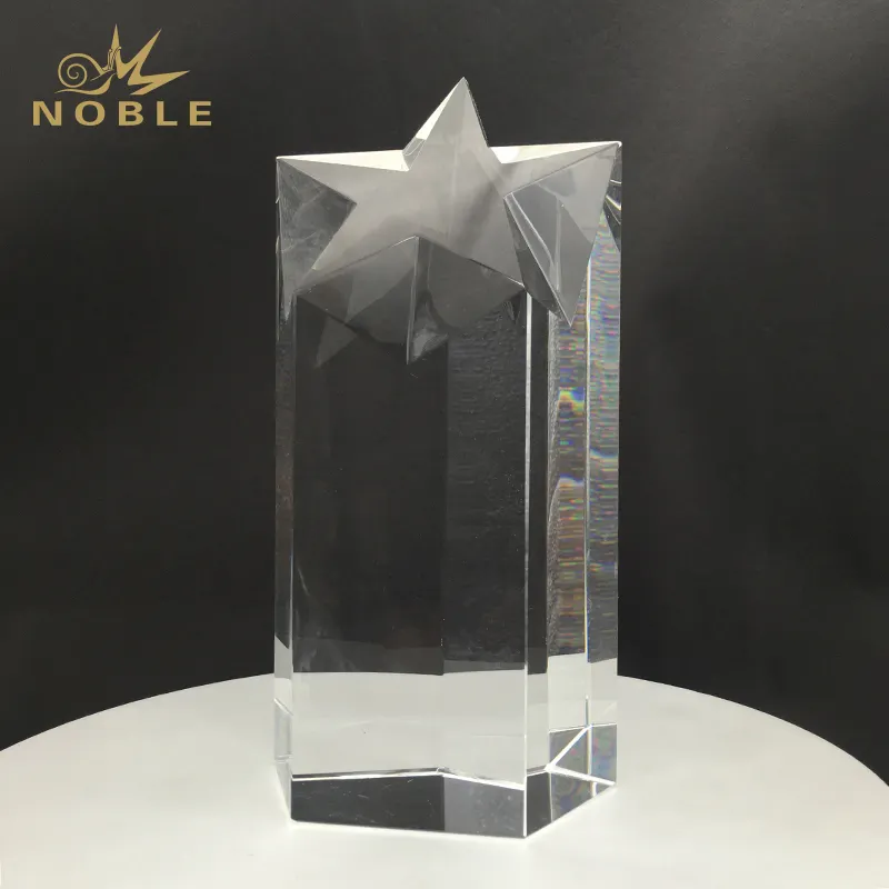 Noble Awards jade crystal etched glass awards and gifts ODM For Sport games 1