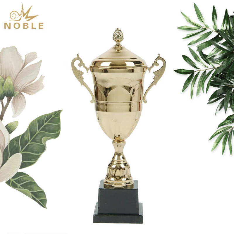 Metal Award Trophy in Baseball Game 1