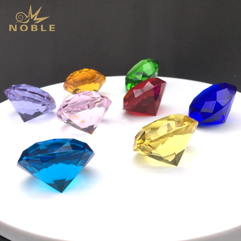 Multi-color Glass Crystal Diamond Paperweights 1