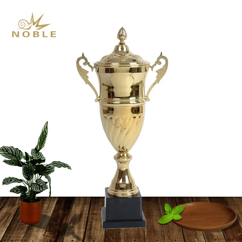 durable metal football trophy K9 Crystal with Gift Box For Awards 5