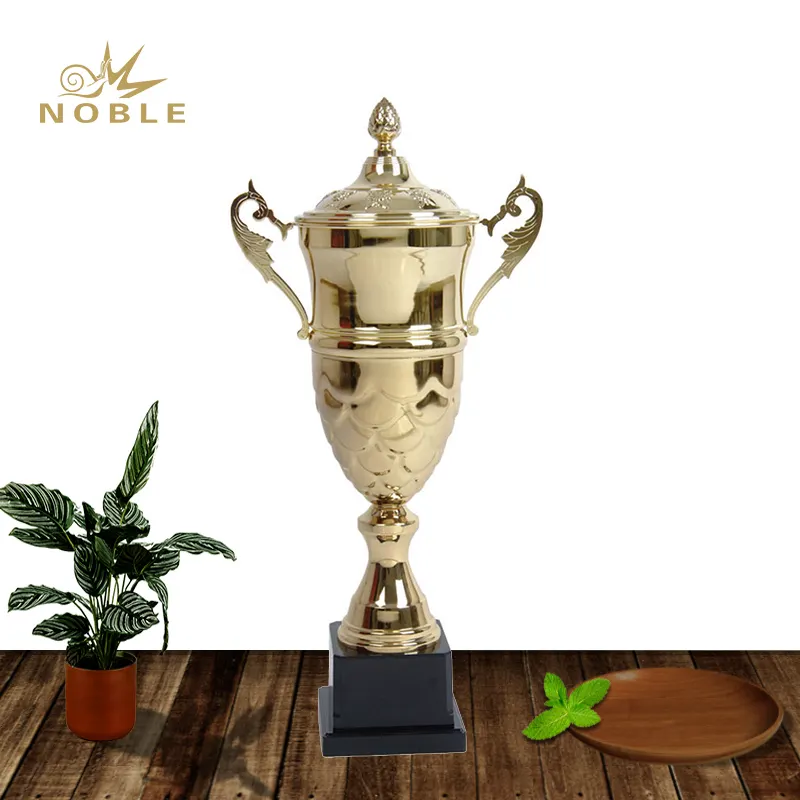 Noble Awards Breathable custom metal trophy with Gift Box For Sport games 3