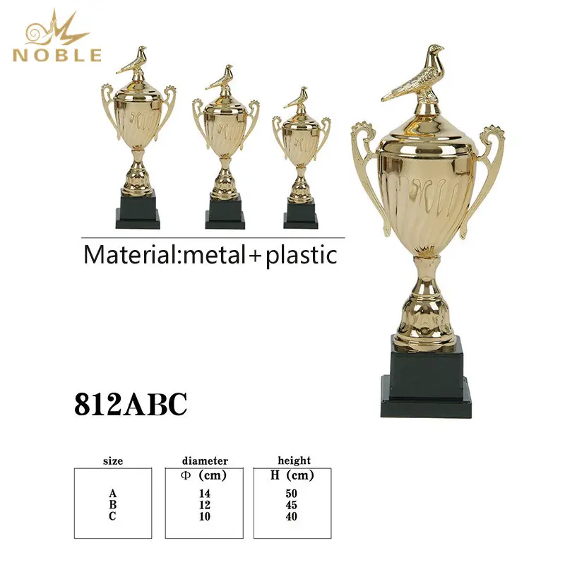 Noble Awards high-quality metal football trophy supplier For Sport games 2