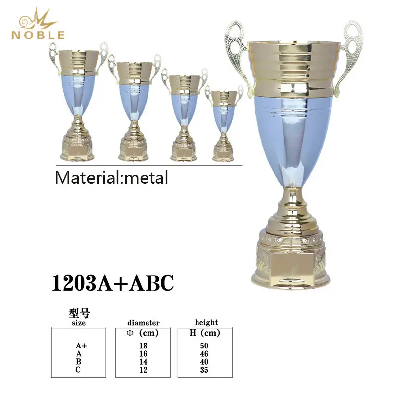 Noble Awards Aluminum trophy metal with Gift Box For Awards 2