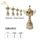 Breathable metal trophy figures K9 Crystal supplier For Sport games 2