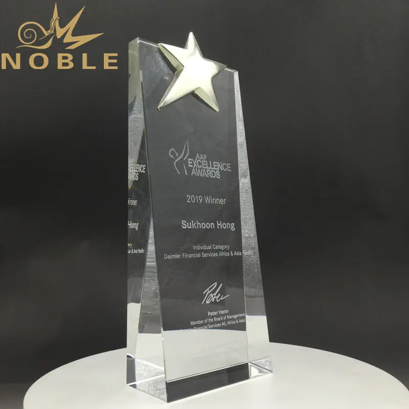 portable glass trophies free engraving premium glass customization For Gift 2