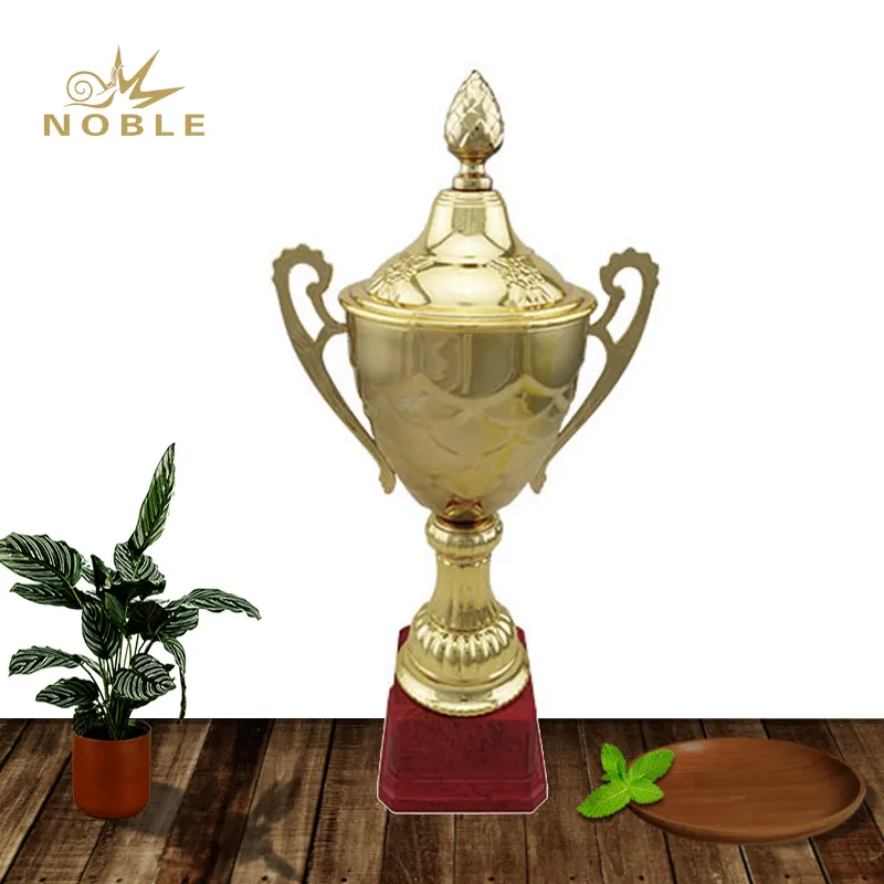 Noble Awards metal gold trophy cup free sample For Awards 3