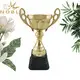 durable large trophy cup metal ODM For Gift 4