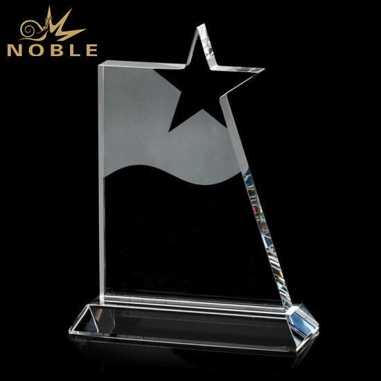 New Design Crystal Award Star Trophy 1