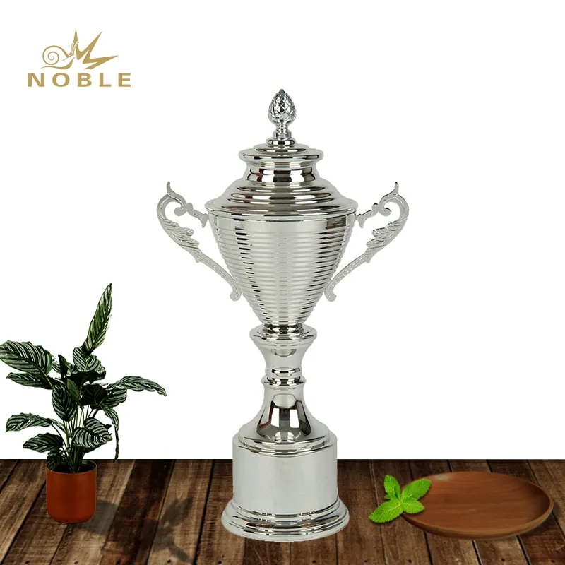 Noble Awards solid mesh football world cup trophy bulk production For Sport games 4