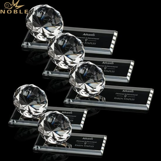 Personalized Diamond Crystal Award Trophies 1