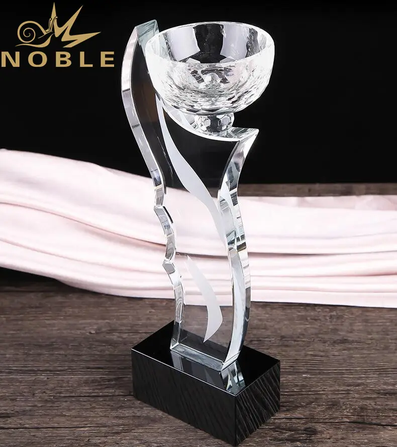 Noble Awards premium glass glass trophy manufacturers customization For Awards 4