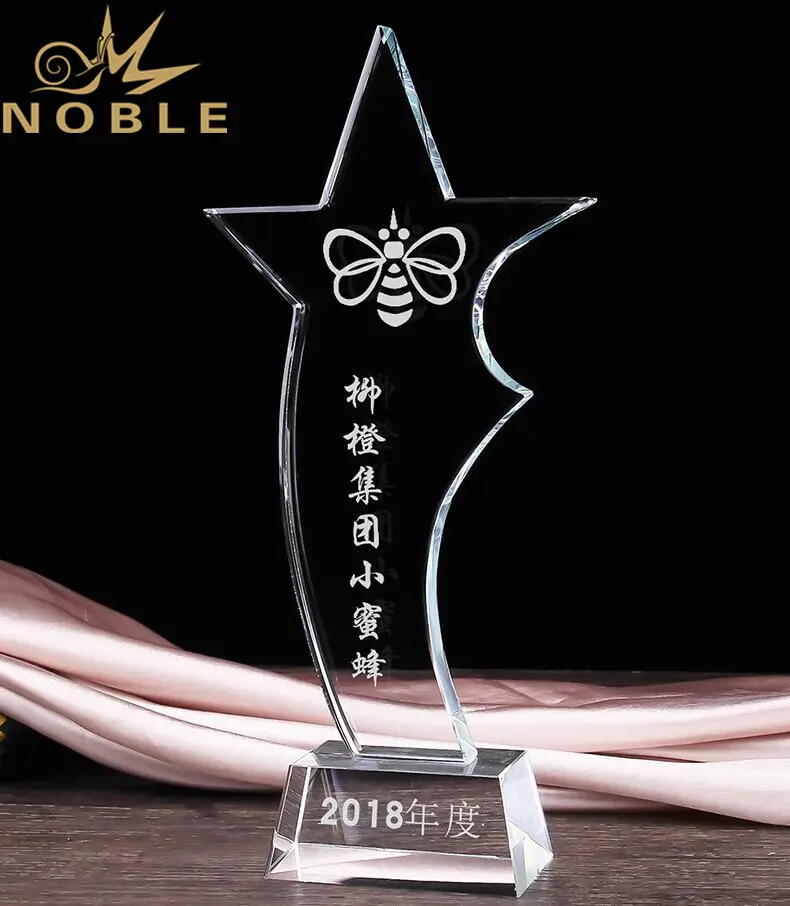 Noble Awards portable custom glass awards and plaques OEM For Awards 3