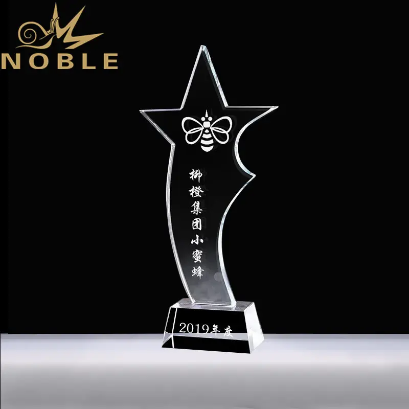 Noble Awards portable custom glass awards and plaques OEM For Awards 2
