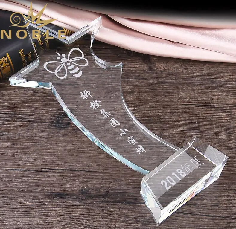 Noble Awards portable custom glass awards and plaques OEM For Awards 5