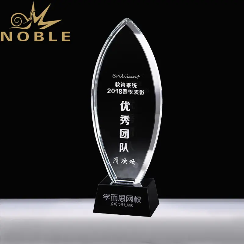 Noble Awards premium glass glass award plaque bulk production For Gift 3
