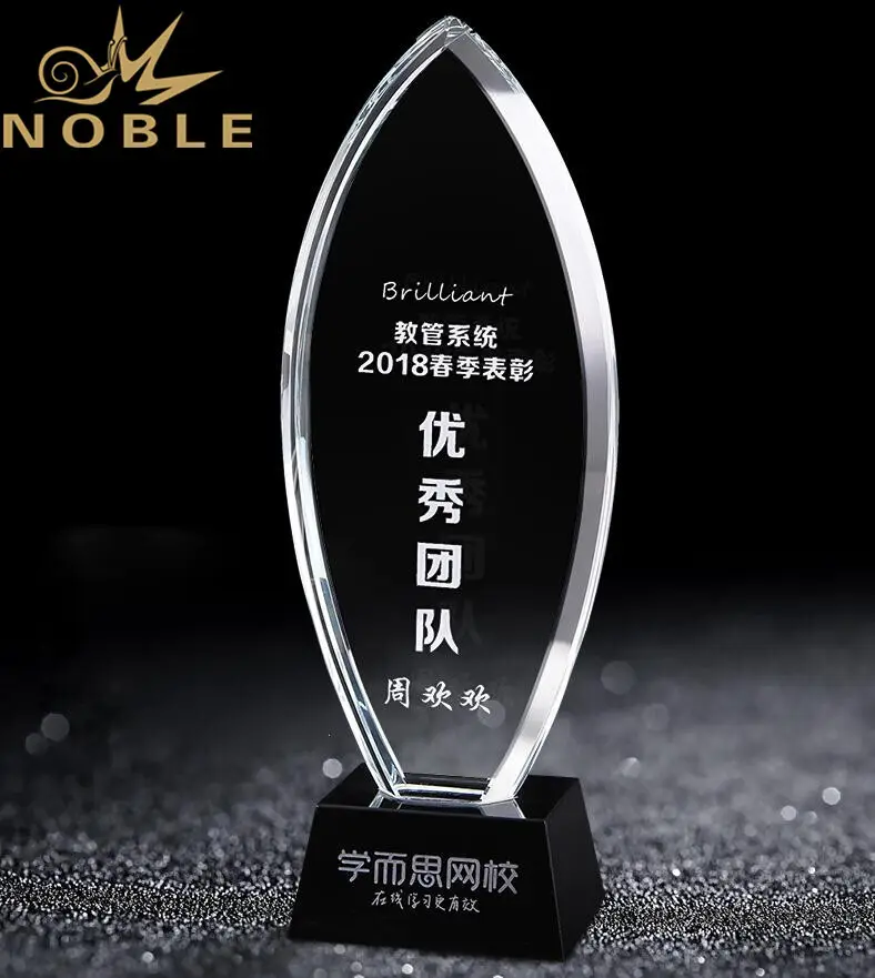 Noble Awards premium glass glass award plaque bulk production For Gift 2