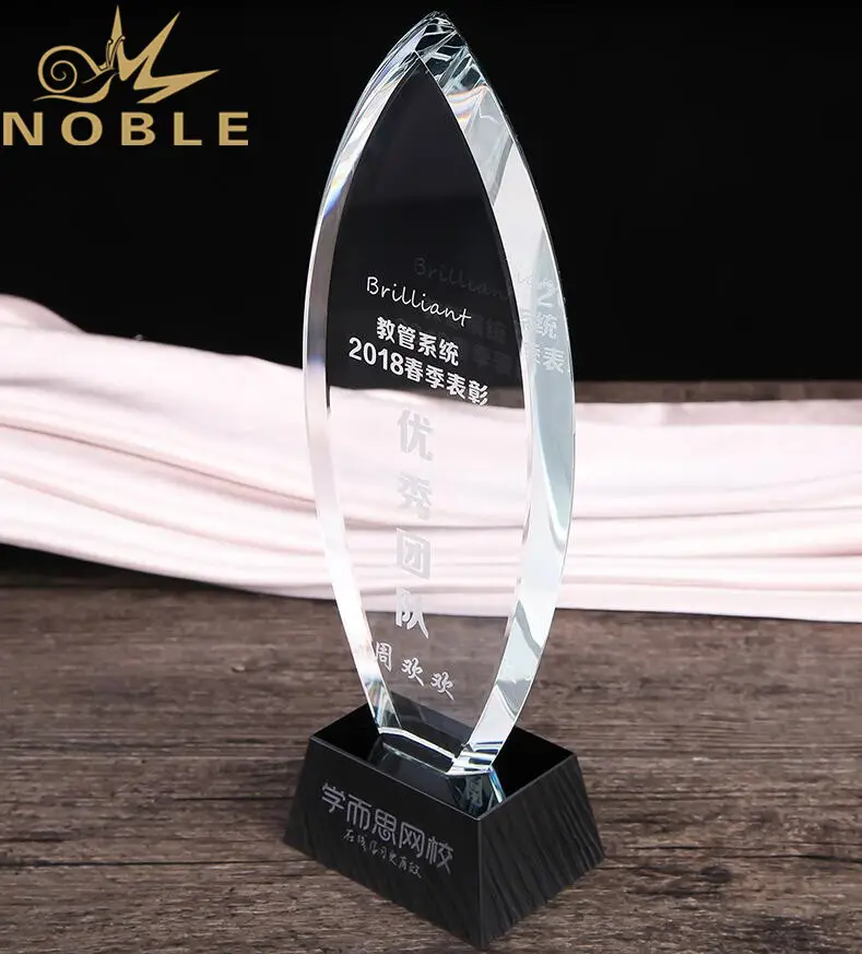 Noble Awards premium glass glass award plaque bulk production For Gift 4
