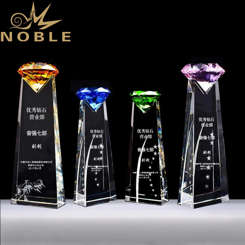 Popular New Design Crystal Diamond Trophy 1