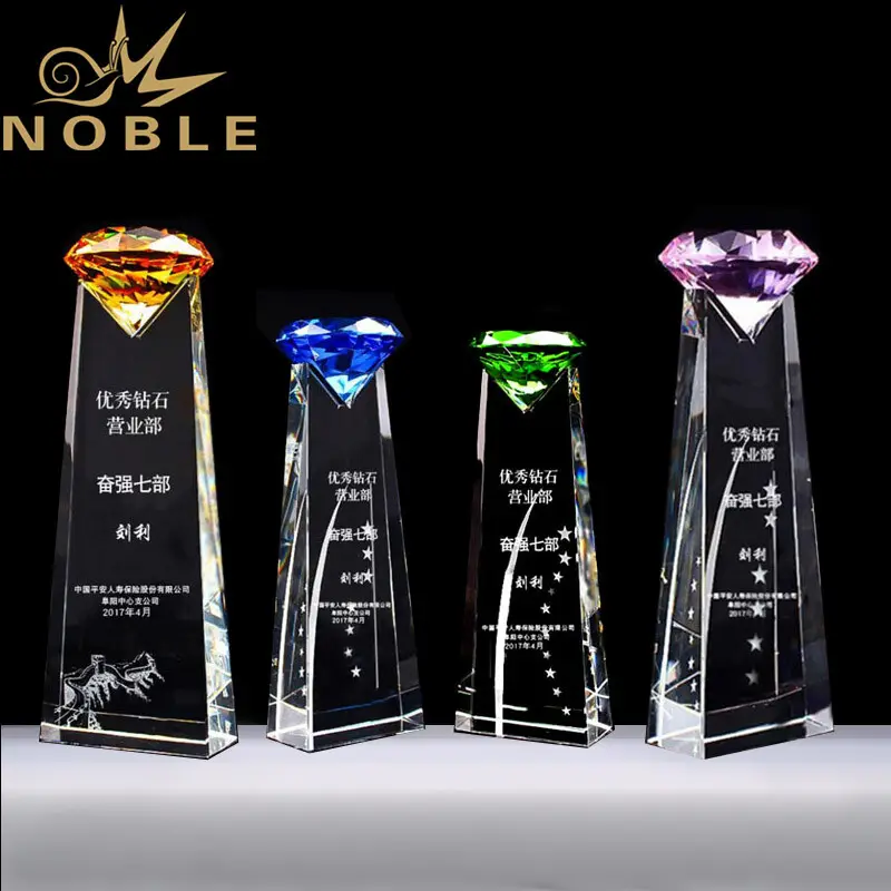 Noble Awards jade crystal crystal glass plaque free sample For Sport games 1
