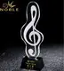 high-quality glass football trophies premium glass for wholesale For Gift 1