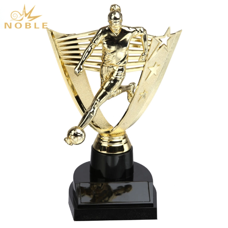 High Quality New Design Plastic Football Trophy for Female 1