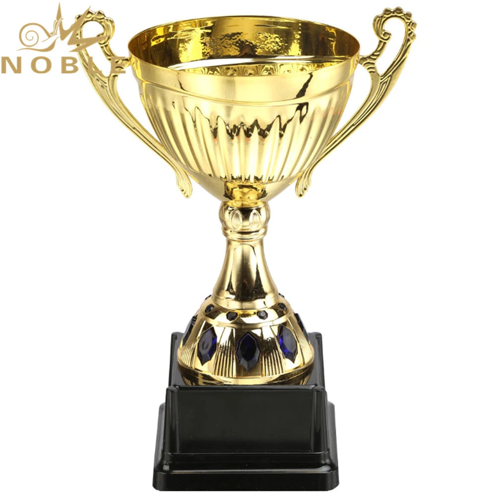Custom New Metal Cup Trophy with Blue Diamond 1