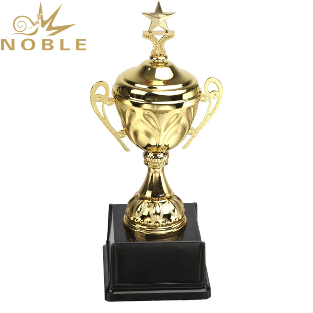 Beautiful Metal Sports Trophy Cup with Star Standing 1