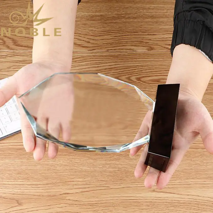 Noble Awards durable jade glass trophy OEM For Awards 4