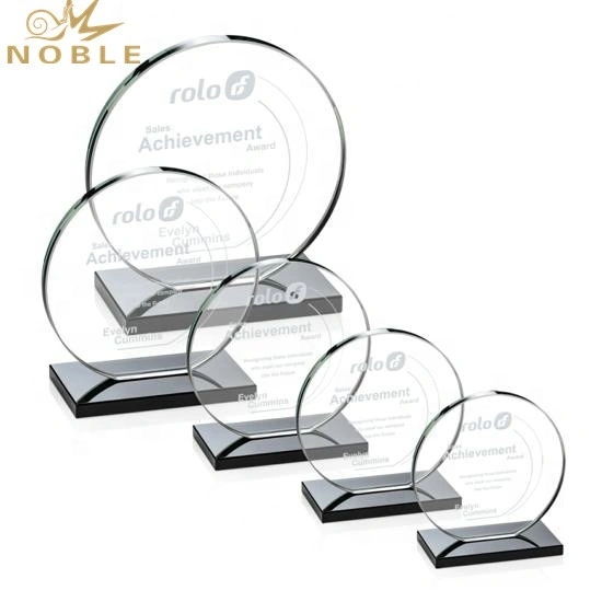 High Quality Creative Custom Round Crystal Trophy Award 1