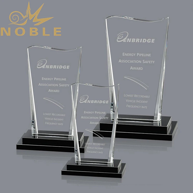 2020 New Design Crystal Plaque Award with Free Engraving 1
